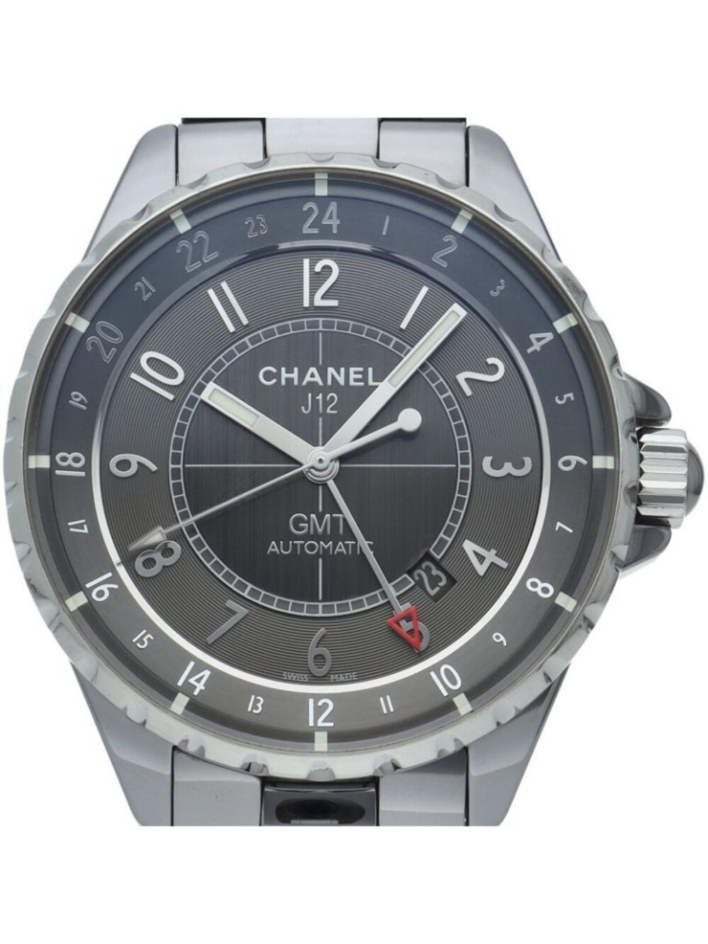 Chanel J12 Chromatic GMT Watch 41 Titanium Ceramic Gray